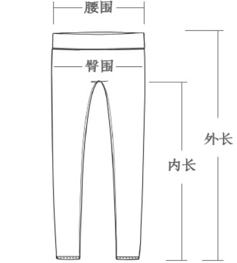 外长:腰部至裤脚的长度维密尺码肩宽(厘米)胸围(厘米)衣长(厘米)腰围(厘米)